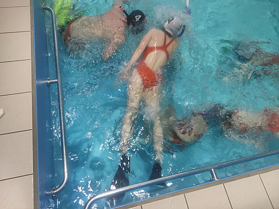 Hokej pod wodą Walenie Siemianowice Śląskie Trening 4 III 2023. Koniec Walenia czyli Amatorska Liga Hokeja Pod Wodą